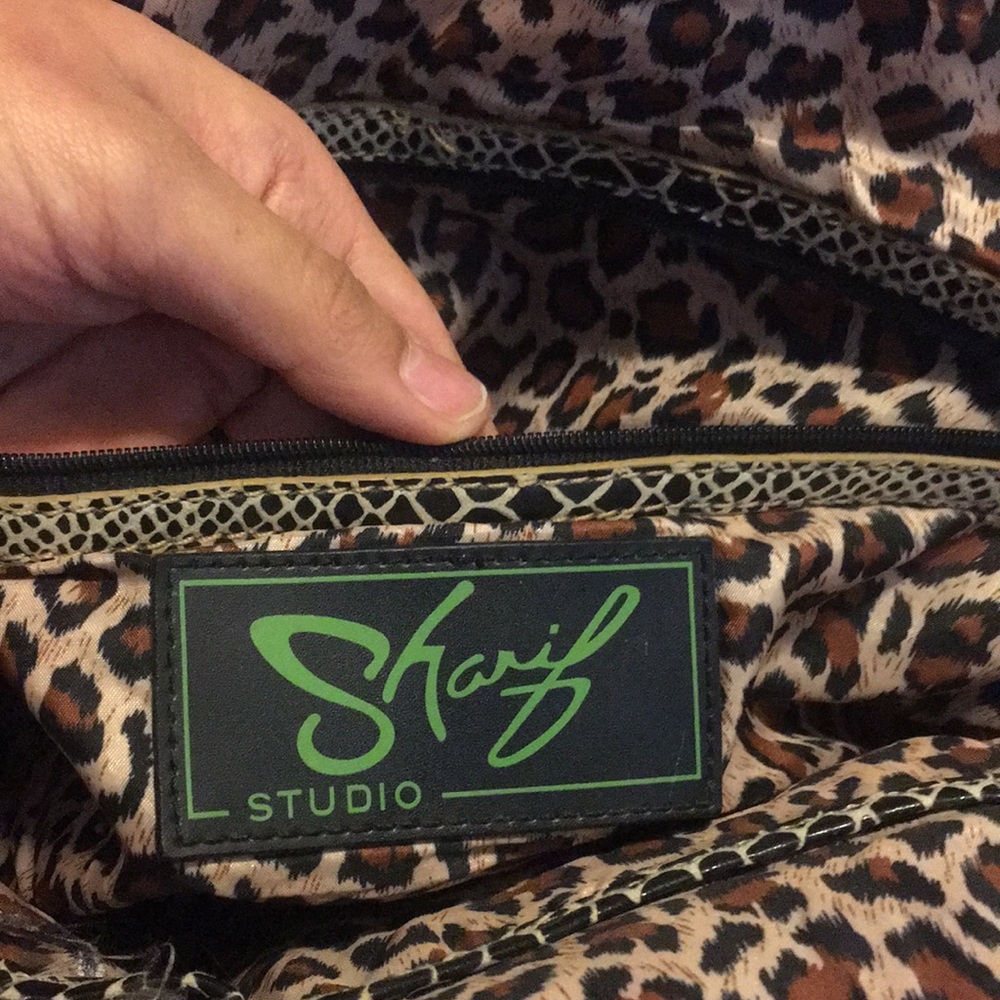 Sharif Snake Skin Purse